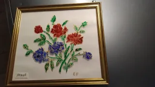 Quadro Rose 50x45 cm