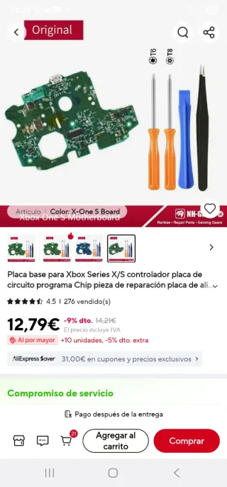 Controller Xbox One S Bianco