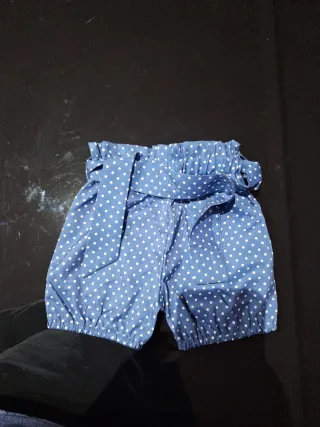 Conjunto bebé niña corazón y lunares