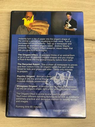 The Origami Effect DVD magia