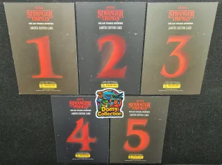 Stranger Things Card Panini Limited Edition