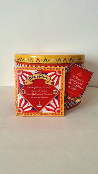 Scatola Latta Dolce & Gabbana Fiasconaro - Gialla