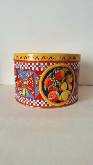 Scatola Latta Dolce & Gabbana Fiasconaro - Gialla