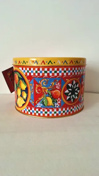 Scatola Latta Dolce & Gabbana Fiasconaro - Gialla