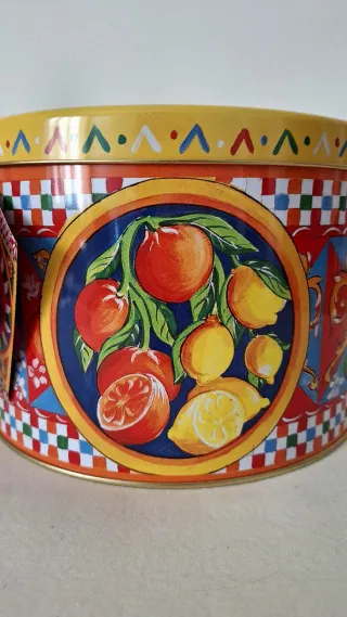 Scatola Latta Dolce & Gabbana Fiasconaro - Gialla