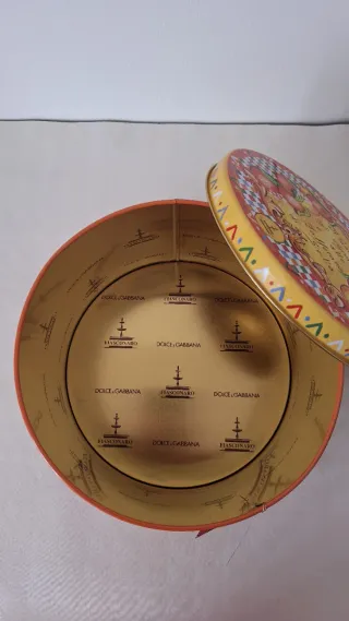Scatola Latta Dolce & Gabbana Fiasconaro - Gialla