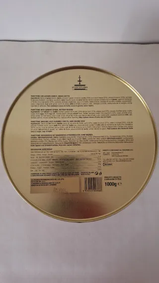 Scatola Latta Dolce & Gabbana Fiasconaro - Gialla