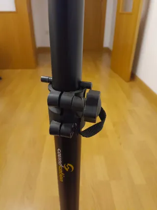 Soportes para altavoces negros 2 unidades