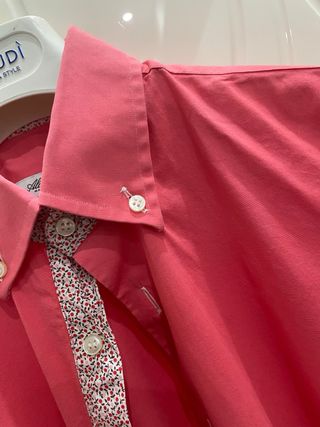 Camicia Aldo Bugatti uomo bottoncino tricolore