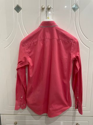 Camicia Aldo Bugatti uomo bottoncino tricolore