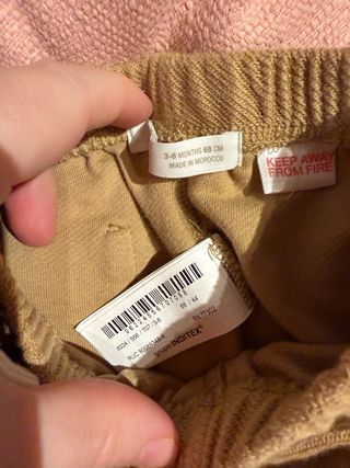 Conjunto bebé rayas sudadera y pantalón