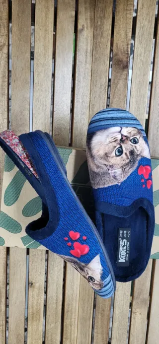 Zapatillas Kors Gato Azul