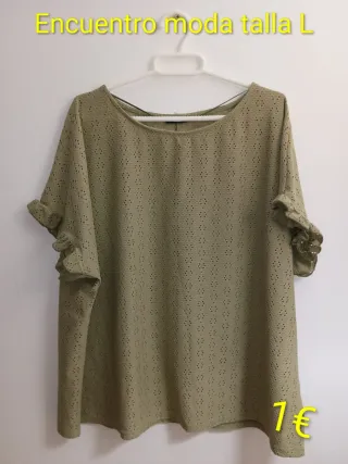 Camisa verde talla L