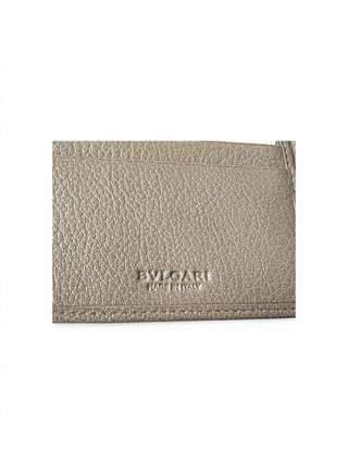 Portafoglio Bvlgari Uomo Pelle Marrone Nuovo