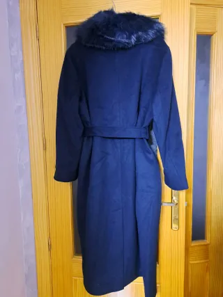 Abrigo Lana Michael Kors Azul Noche XXL