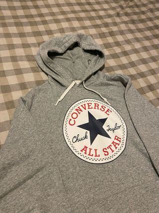 Sudadera Converse Gris Talla M
