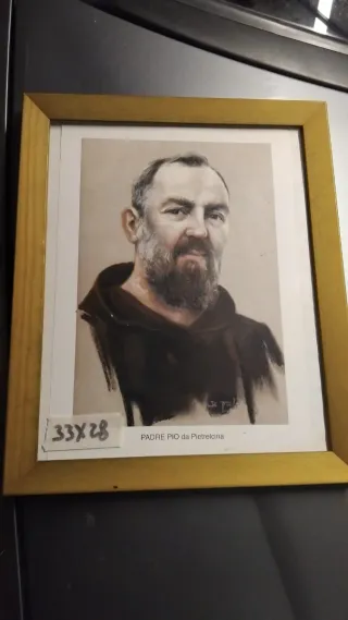 Quadro Padre Pio 33x28 cm