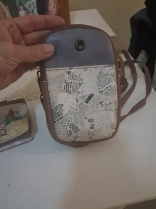 Bolso monedero estampado niña