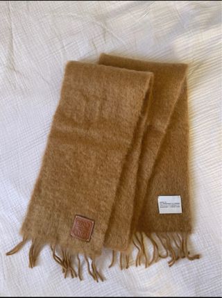 Bufanda Loewe Mohair Marrón