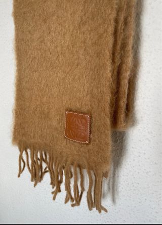 Bufanda Loewe Mohair Marrón