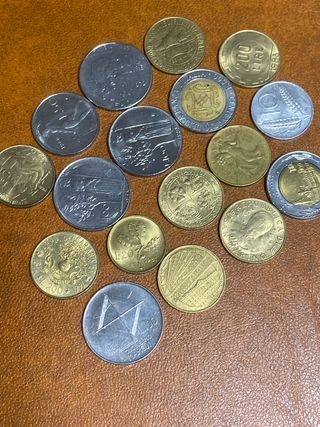 Lote 17 monedas Italia