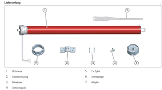 Motor tubular para persiana enrollable Superrollo