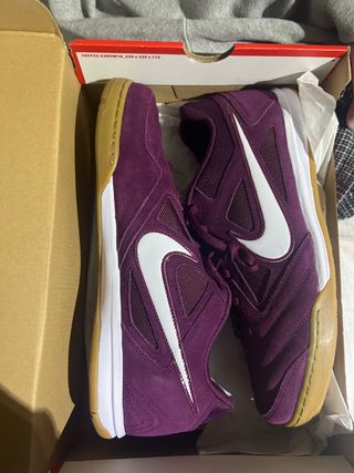 Nike Gato Zapatillas Moradas/Marrones