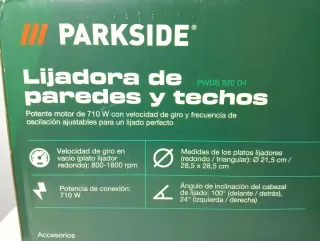 Lijadora Paredes y Techos PARKSIDE