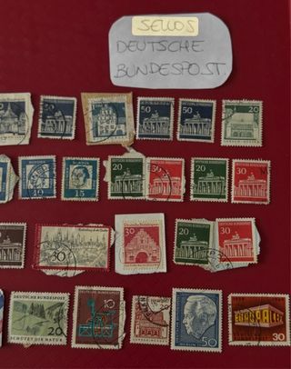 Lote Sellos Alemania Federal 50/60