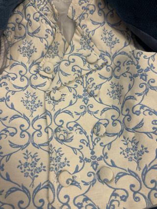 Traje fallero niño azul y blanco