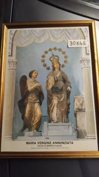 Quadro Maria Vergine Annunziata 30x41