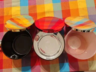 Set 3 contenitori Vetro con coperchio