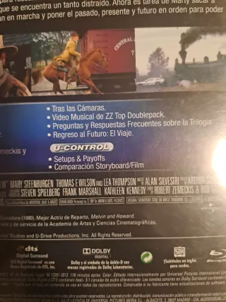 Regreso al Futuro III Blu-ray Español