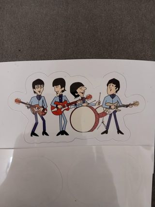 Adesivo cartoon Beatles