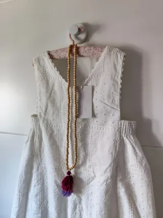 Mono Zara blanco 11-12 años con etiqueta