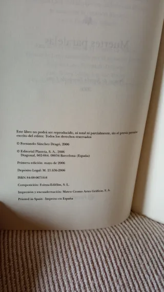 Libro Muertes paralelas