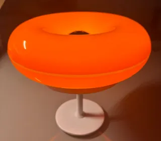 Lámpara Donuts Naranja Vintage