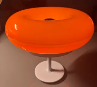 Lámpara Donuts Naranja Vintage