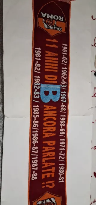 Sciarpa AS Roma 11 anni in Serie B