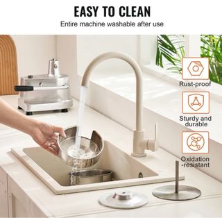 Prensa Hamburguesas VEVOR Inox 150mm