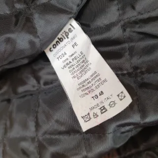 Giubbotto di pelle conbipel uomo 48