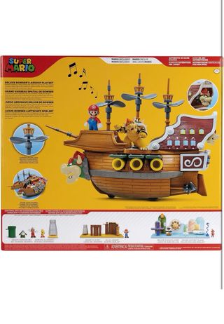 Barco Juguete Bowser Mario Bros