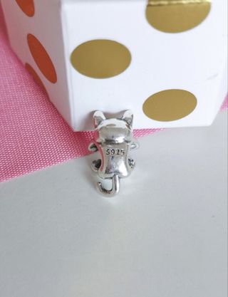 CHARM GATO GATITO PARA PULSERA PANDORA CON CAJA
