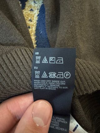 Maglione Tommy Hilfiger cotone e cashmere S marron