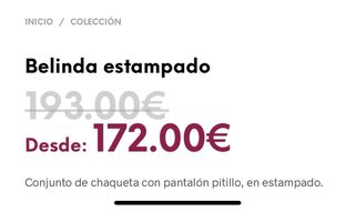 Conjunto Estampado para Eventos