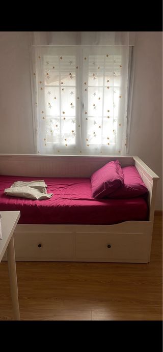 Cama Diván Hemnes Ikea Blanca Madera