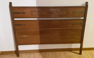 Cabecero de madera vintage