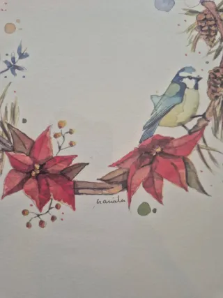 Conjunto 4 láminas edición limitada acuarela