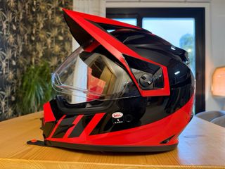 Casco Moto Bell MX9 ADVENTURE Rojo/Negro