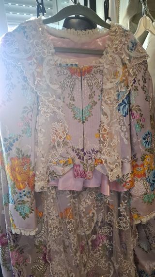 Traje de Fallera 7-10 años con Manteletas